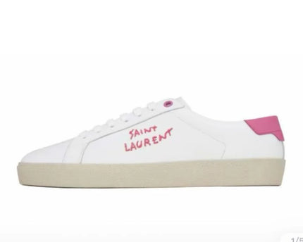 Men's Saint Laurent Court Classic SL06 Pink Sneakers
