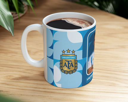 Argentina Soccer Player Lautaro Martínez Mug —  Ceramic Coffee Cup, World Cup 2026