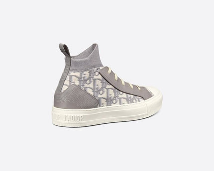 Men's Dior Walk’n’Dior Platform Gray Oblique Sneakers