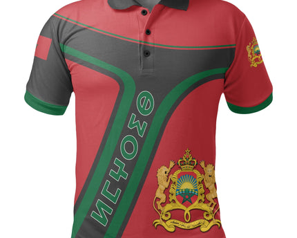 Morocco Pride Polo Shirt - Junc Style