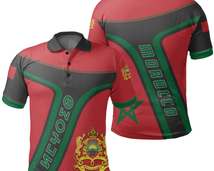 Morocco Pride Polo Shirt - Junc Style
