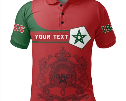 Custom Morocco Polo Shirt Pentagon Style