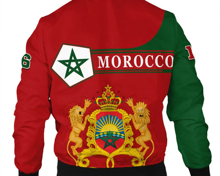 Custom Morocco Bomber Jacket Pentagon Style
