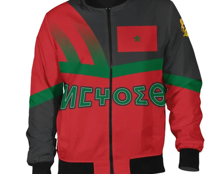 Morocco Pride Bomber Jacket - Prime Style
