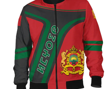 Morocco Pride Bomber Jacket - Junc Style
