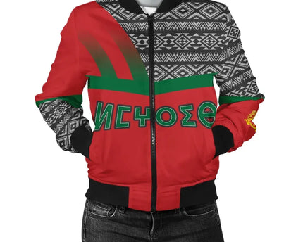 Morocco Pride Tribal Bomber Jacket - Prime Style