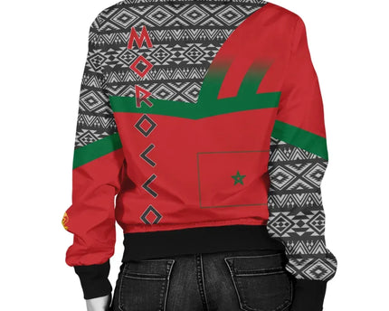 Morocco Pride Tribal Bomber Jacket - Prime Style
