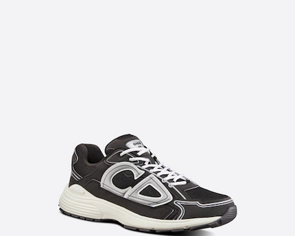 Men's Dior x Stone Island B30 Black Mesh Sneaker