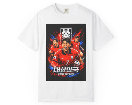 Korean Soccer Players T-Shirt, 2026 World Cup Korea Football Tee, Korea Flag