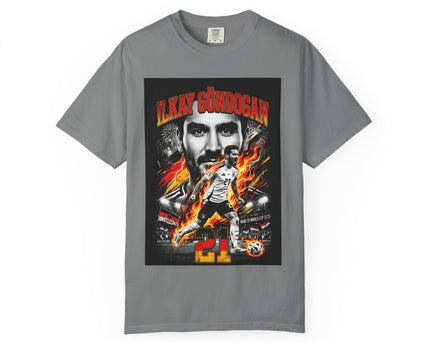 Ilkay Gundogan Soccer Player Graphic T-Shirt, 2026 World Cup Back Print, Germany Flag