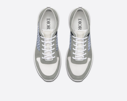 Men's Dior B25 Runner Gray Suede Dior Sneakers