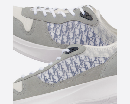 Men's Dior B25 Runner Gray Suede Dior Sneakers