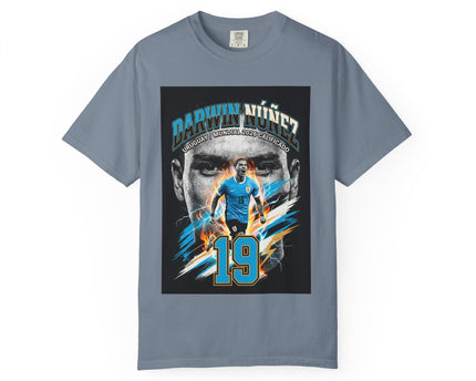 Darwin Nunez 19 Soccer Player T-Shirt, 2026 World Cup Tee, Uruguay Flag