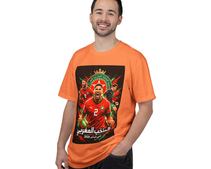 Morocco Football Players T-shirt, 2026 World Cup Soccer Tee, Morocco Flag