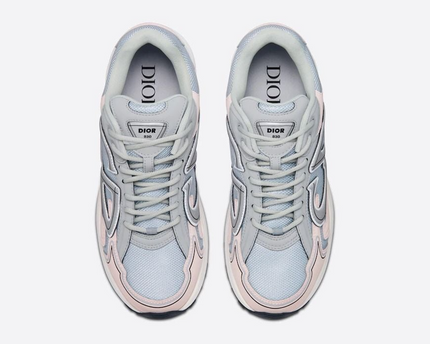 Men's Dior x Stone Island B30 Gray Pink Sneakers