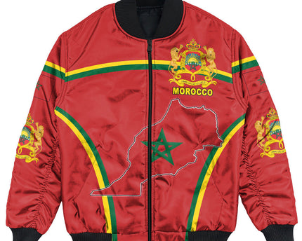 Morocco Active Flag Bomber Jacket