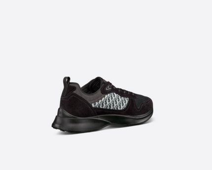 Men's Dior B25 Runner Black Suede Dior Sneakers