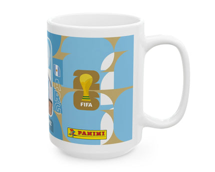 Argentina Soccer Player Julian Alvarez Mug — Ceramic Coffee Cup, World Cup 2026