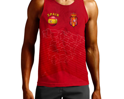 Spain Soccer Style Tank