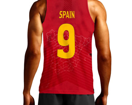 Spain Soccer Style Tank