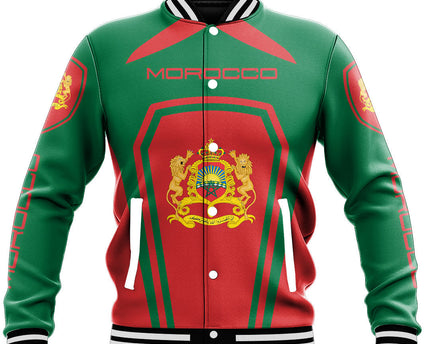 Morocco Formula One Style Baseball Jacket
