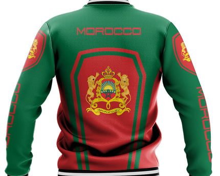 Morocco Formula One Style Baseball Jacket