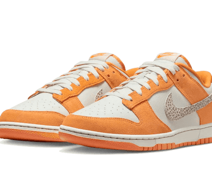 Men's Dunk Low Safari Swoosh Kumquat Shoes
