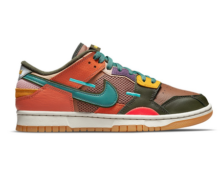 Men's Dunk Low Scrap Archeo Brown Shoes