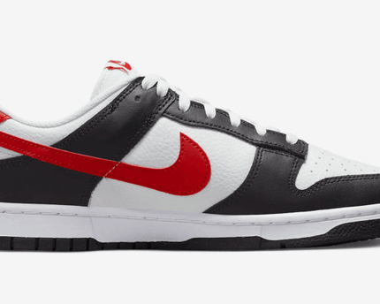 Men's Dunk Low Black White Red Shoes