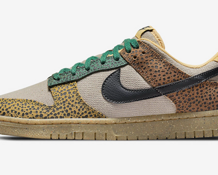 Men's SB Dunk Low Safari Cacao Wow Shoes