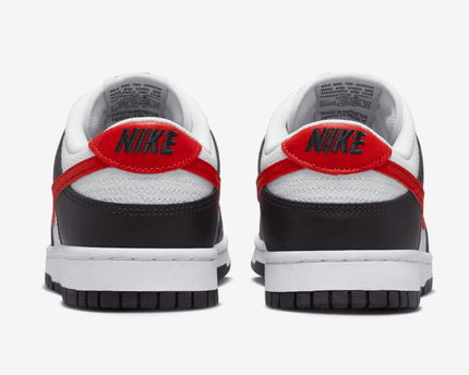 Men's Dunk Low Black White Red Shoes