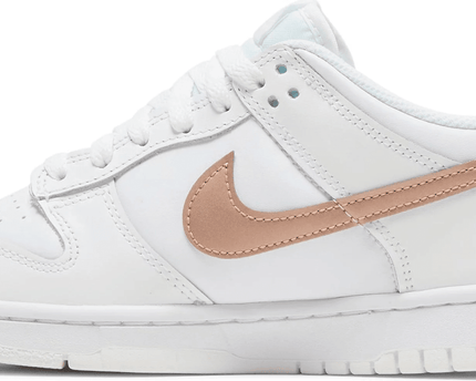 Men's Dunk Low GS White Metallic Red Bronze Shoes