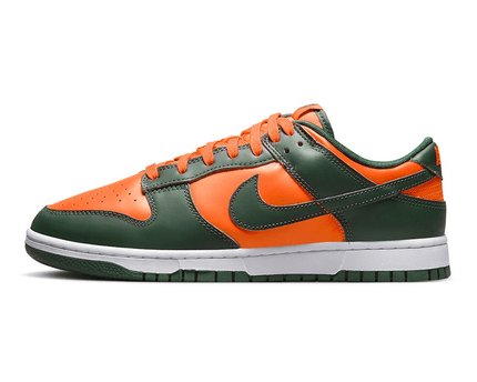 Men's Dunk Low Miami Hurricanes Shoes
