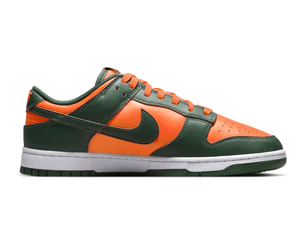 Men's Dunk Low Miami Hurricanes Shoes