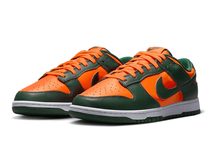 Men's Dunk Low Miami Hurricanes Shoes