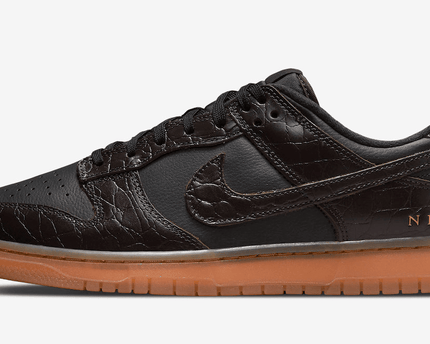 Men's SB Dunk Low Velvet Brown And Black Shoes