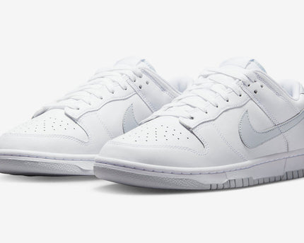Men's Dunk Low White Pure Platinum Shoes