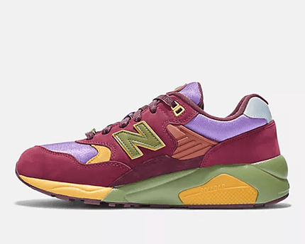 Men's New Balance 580 x Stray Rats Burgundy Shoes