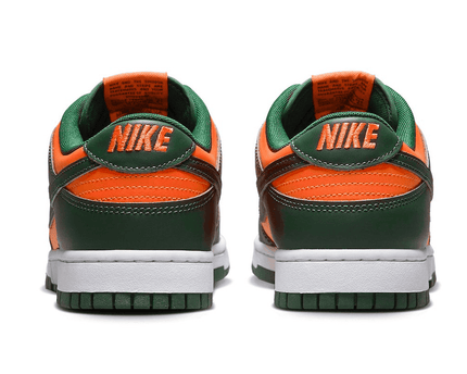 Men's Dunk Low Miami Hurricanes Shoes