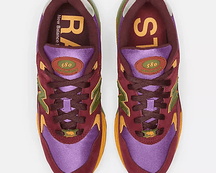 Men's New Balance 580 x Stray Rats Burgundy Shoes