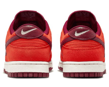 Men's SB Dunk Low Orange Suede Shoes