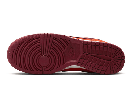 Men's SB Dunk Low Orange Suede Shoes