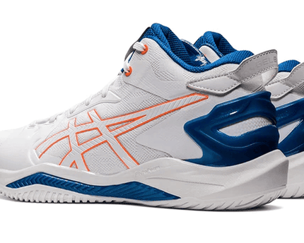 Men's Asics Gel Burst 26 White Shocking Orange Shoes