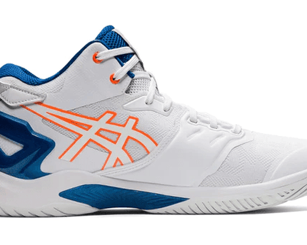 Men's Asics Gel Burst 26 White Shocking Orange Shoes