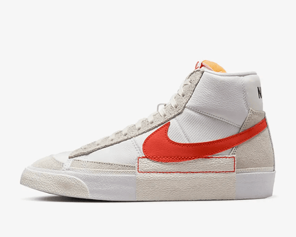 Men's Blazer Mid 77 Remastered Pro Club Habanero Red Shoes