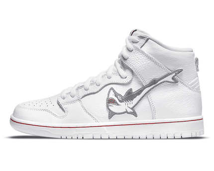 Men's SB Dunk High x Oski Great White Shark Shoes