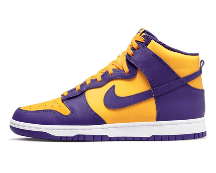 Men's Dunk High Retro Lakers Shoes