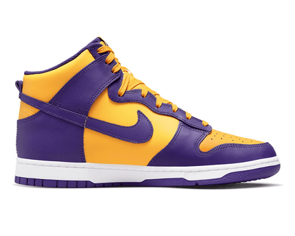 Men's Dunk High Retro Lakers Shoes