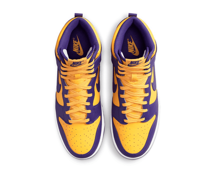 Men's Dunk High Retro Lakers Shoes