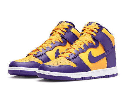 Men's Dunk High Retro Lakers Shoes